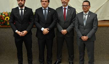 Em Brasília, Procurador-Geral de Justiça e membros do MPMS participam da solenidade de recondução de Antônio Pereira Duarte ao cargo de PGJ Militar