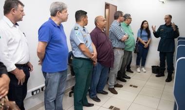 Presidente da Câmara recebe solicitações do conselho de segurança