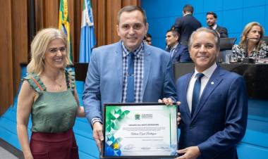 Vereador SGT Rodrigues recebe título de cidadão Sul Mato-Grossense