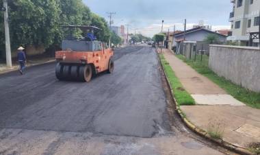 SEINTRA conclui recapeamento de trecho de ruas no Centro de Três Lagoas