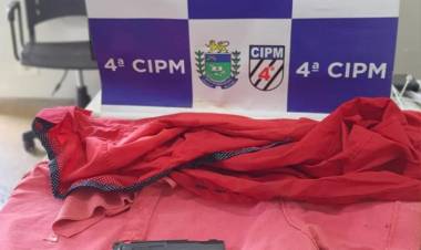 Polícia Militar de Chapadão do Sul prende indivíduo que efetuou os 03 (três) roubos a mão armada recentemente a comércios da cidade