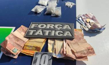 Policiais Militares prendem três indivíduos por tráfico de drogas na região do Lagoa