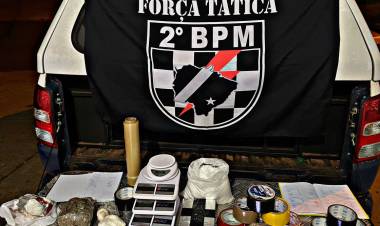 Polícia Militar apreende Drogas e prende autor de Tráfico de Drogas em Três Lagoas