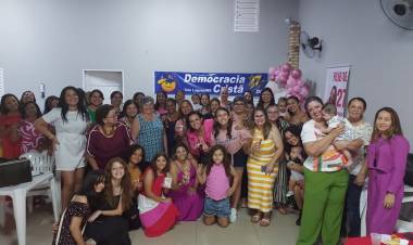 Mulheres do Democracia Cristã comemoram o Dia Internacional da Mulher
