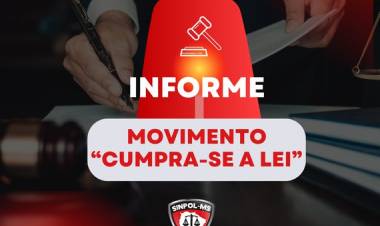 Movimento “Cumpra-se a Lei” dos policiais civis de MS entra na segunda semana com paralisação de 4 horas na quinta (5)