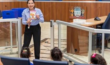 Escola do Legislativo retoma visitas guiadas e  recebe alunos da educação infantil