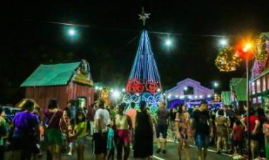 Inauguração das luzes natalinas contará com apresentações, shows e praça de alimentação