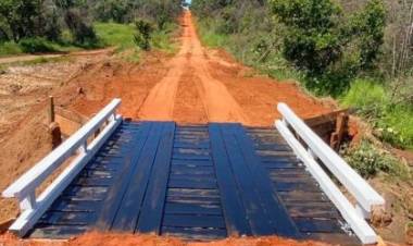 Prefeitura de Três Lagoas constrói nova ponte no Distrito de Garcias
