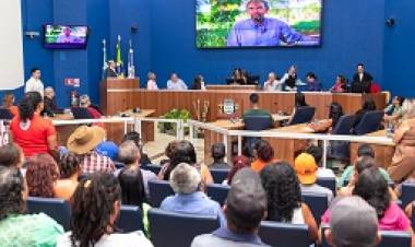  Câmara debate regularização fundiária em audiência pública e demandas serão levadas ao prefeito