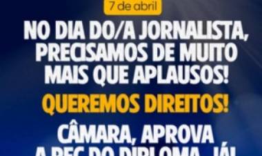 7 de abril – Dia da/o Jornalista> É tempo de esperançar e reconstruir o Jornalismo e a profissão de jornalista no Brasil