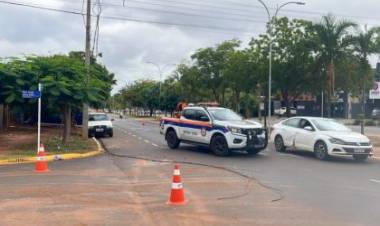 Defesa Civil garante área segura após acidente com cabos de energia na Avenida Rosário Congro
