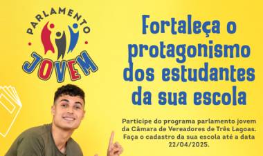 Conheça o Parlamento Jovem na Câmara de Vereadores de Três Lagoaas
