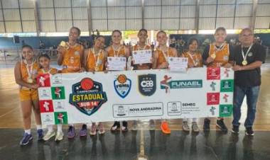 Equipe de basquete da Sejuvel vence Campeonato Estadual em Nova Andradina
