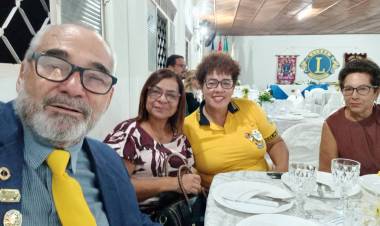 Lions Clube de Três Lagoas prestigia posse de 12  Companheiros  e nova diretoria no Lions Clube de Mirandópolis 