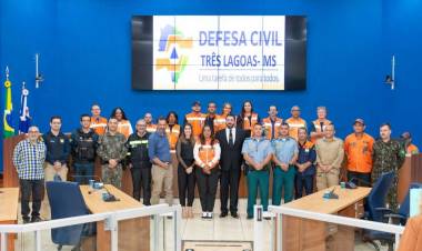 CONSEG participa do curso para Agente Voluntário de Defesa Civil em Três Lagoas