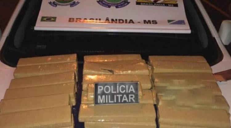 Polícia Militar prende autor por tráfico de drogas em Brasilândia