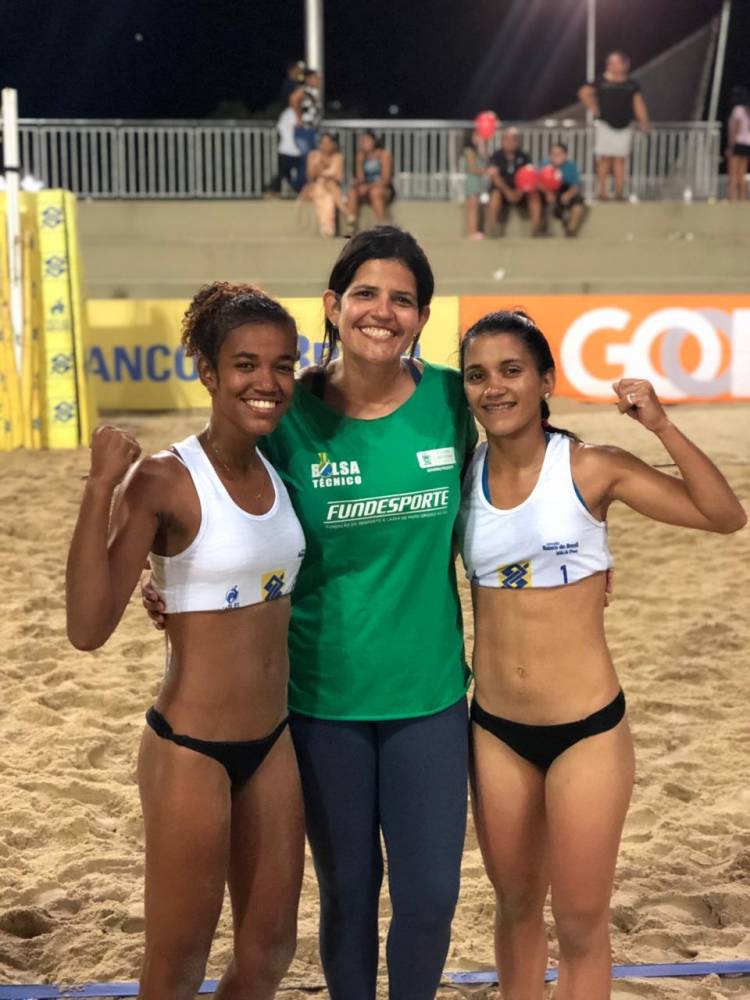 Circuito Brasileiro Sub21 de Vôlei de Praia: Aninha e Carol garantem 1º lugar para MS