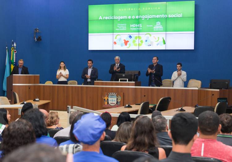 Câmara de Vereadores sedia audiência pública sobre reciclagem