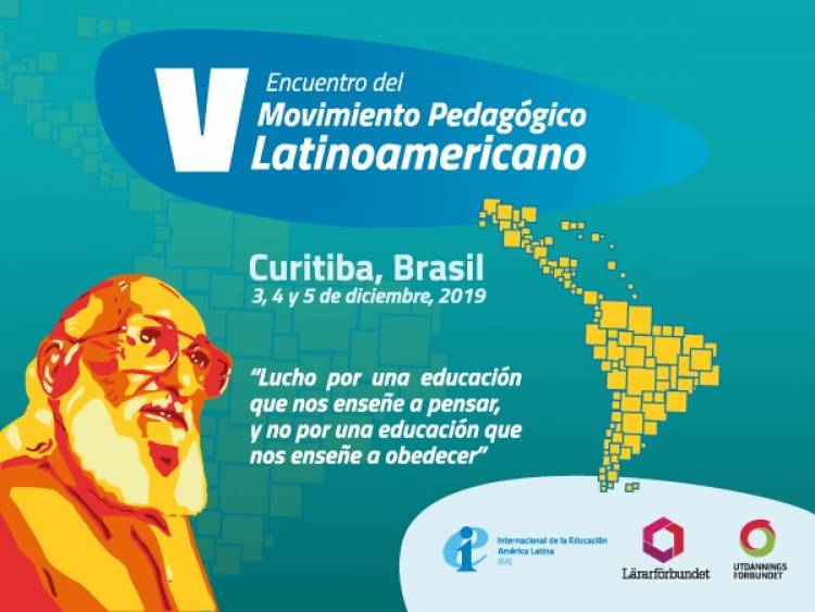 V Encontro do Movimento Pedagógico Latino-americano será realizado em Curitiba (PR) de 3 a 5 de dezembro