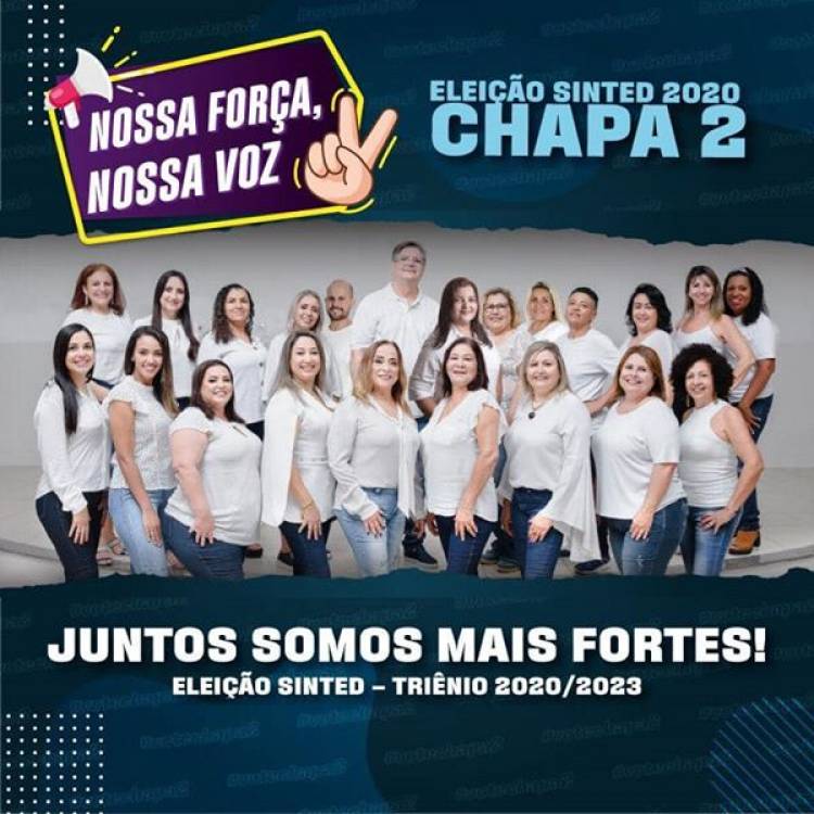 Maria Diogo vence eleição no SINTED e será Presidente pela terceira vez - Triênio 2007/2009- 2014/2017- 2020/2023