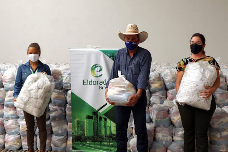 Eldorado doa mais de 4 mil cestas básicas e 121 mil máscaras ao município de Três Lagoas