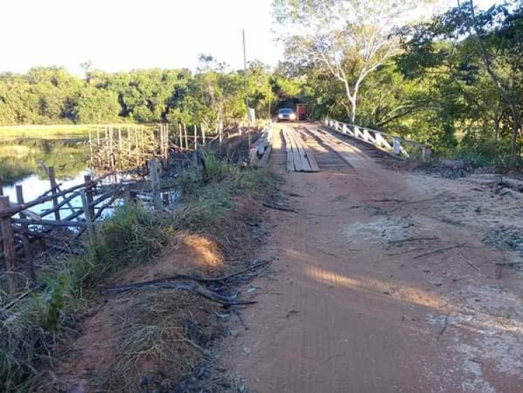   Guerreiro inicia construção de ponte sobre Córrego Lagoa Amarela 