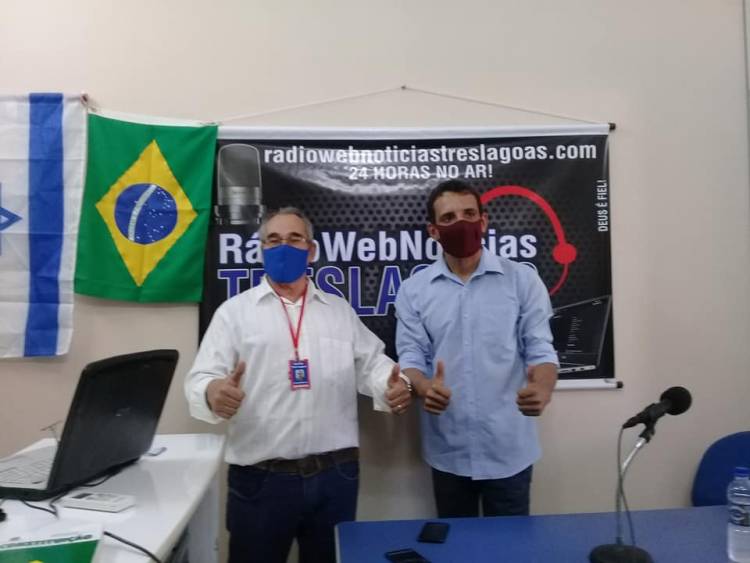 Vereador DAVIS MARTINELLI em busca da merecida reeleição concede entrevista exclusiva à Radio Web Noticias Três Lagoas