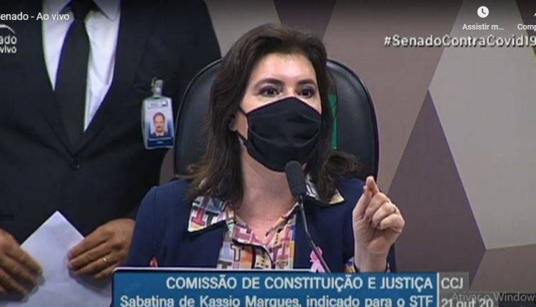 Presidida por Simone, sabatina de Kassio Marques ao STF começa no Senado