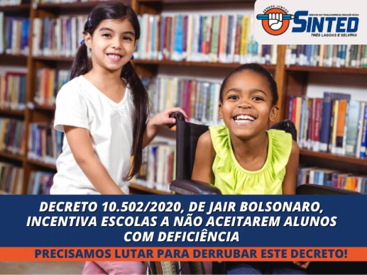 Decreto nº 10502/2020, de Jair Bolsonaro, Viola Direitos Humanos da Pessoa com Deficiência