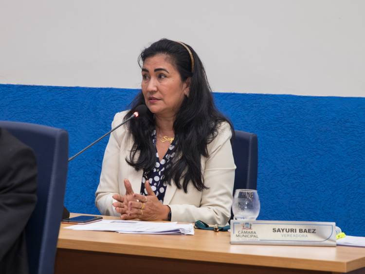 Vereadora Sayuri Baez indica melhorias no trânsito e de segurança pública