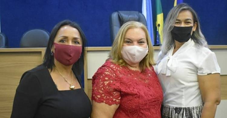 Tania, Edervânia e Rose querem criar o Conselho da Mulher