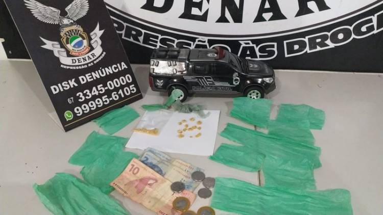 Boca da Dona Lúcia: mãe e filho são presos vendendo cocaína em Campo Grande