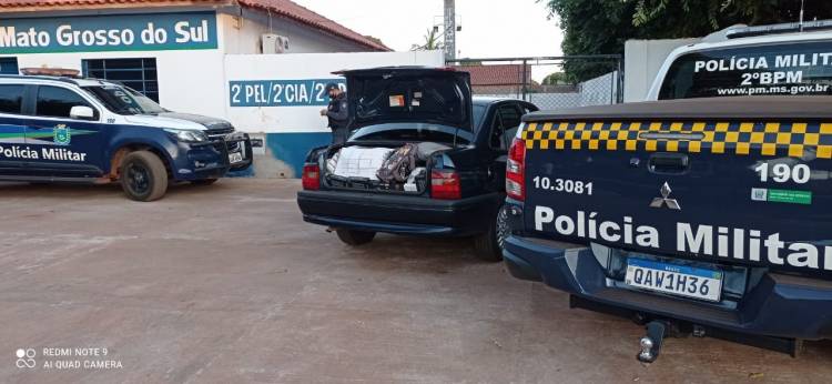 Policiais do 2º Batalhão de Polícia Militar apreende mercadorias de descaminho