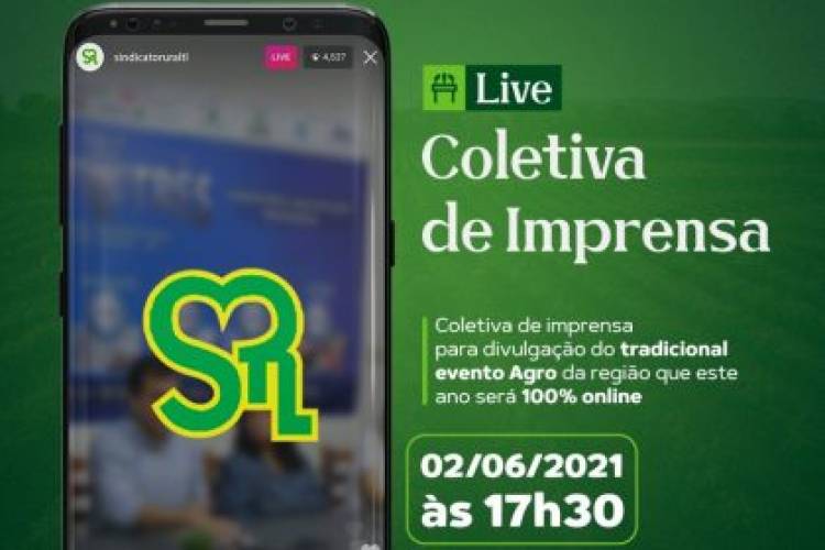 Sindicato Rural de Três Lagoas promove Expotrês 2021 em formato digital