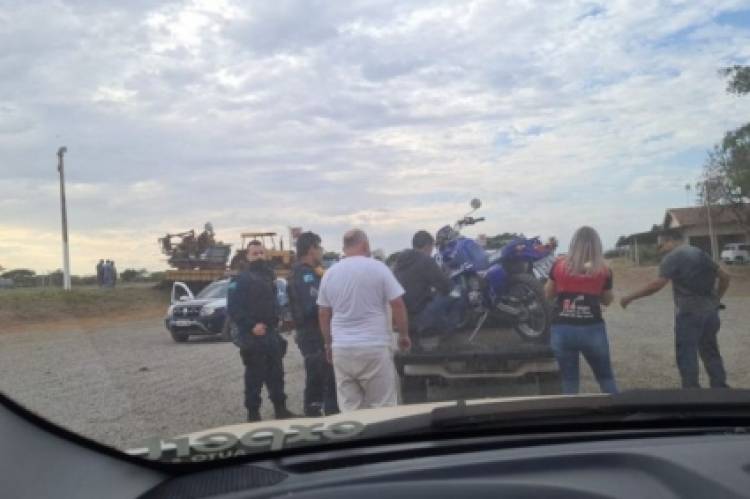 Motocicleta furtada em feira livre em Três Lagoas é recuperada por policiais em Castilho