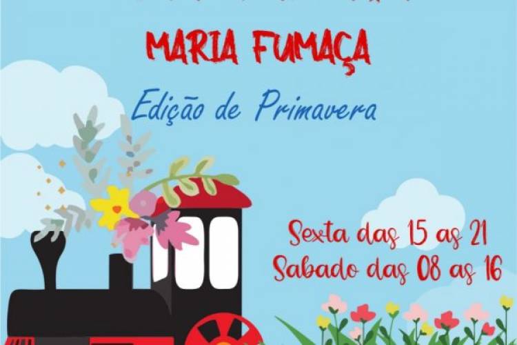 Feira Criativa da Maria Fumaça será realizada na sexta e sábado em TL