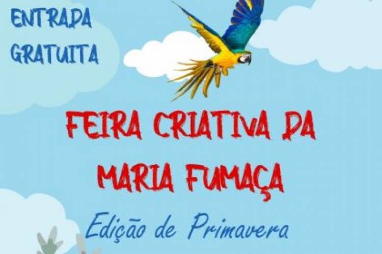 Feira Criativa da Maria Fumaça será realizada na sexta e sábado em TL