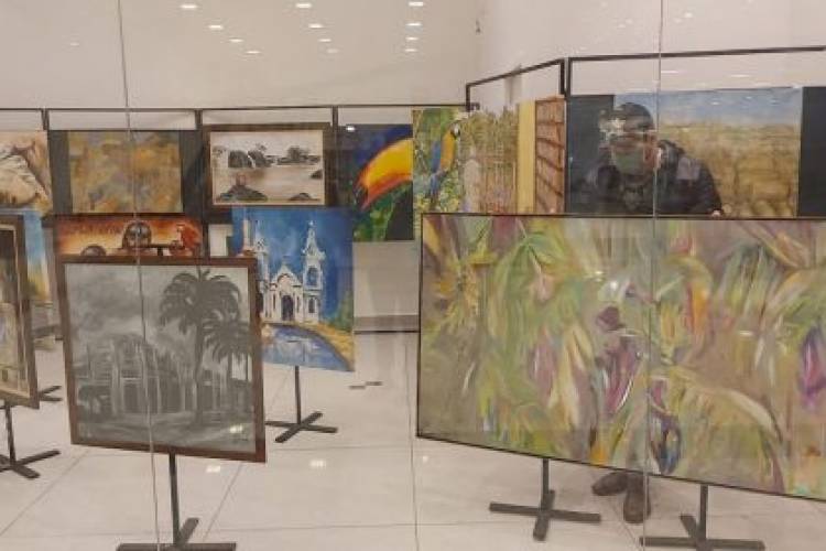 Exposição do Acervo Permanente de Obras de Artes de TL será realizado no Aeroporto Municipal Plínio Alarcon de Três Lagoas