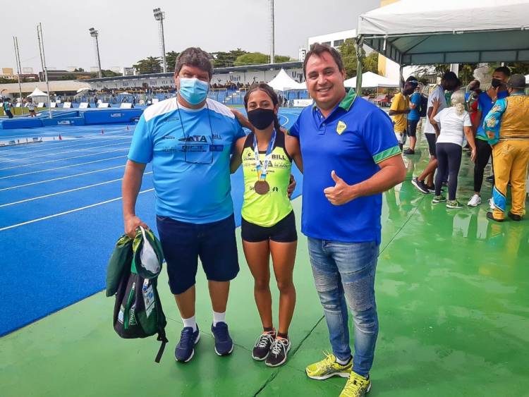 Atleta de Três Lagoas conquista medalha de bronze durante competição nacional em Aracaju-SE