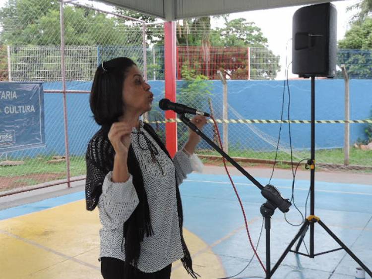 Geraldo Espíndola retoma Projeto ESCOLA CANTA MS pela Escola Municipal Parque São Carlos em Três Lagoas