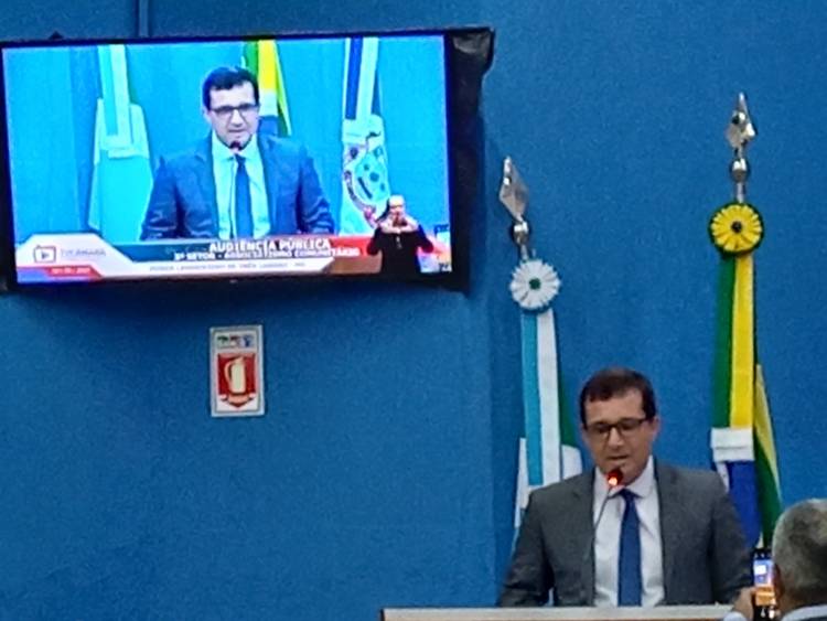 Presidente da Câmara de vereadores Dr. Cassiano Maia promove audiencia publica sobre terceiro setor