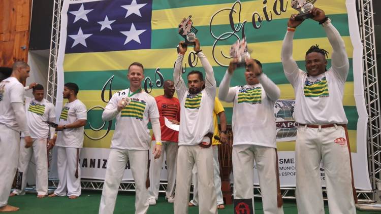 Com José Augusto o Barata Três Lagoas  se destaca nos Jogos Aberto de Capoeira no Estado de Goiás    