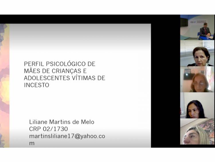 ESMP-MS promove curso “Perfil psicológico de mães de crianças e adolescentes vítimas de incesto”