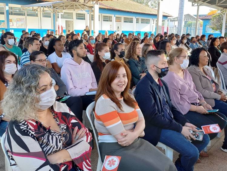 SAMU faz palestra para Professores da REME na Escola Municipal Parque São Carlos