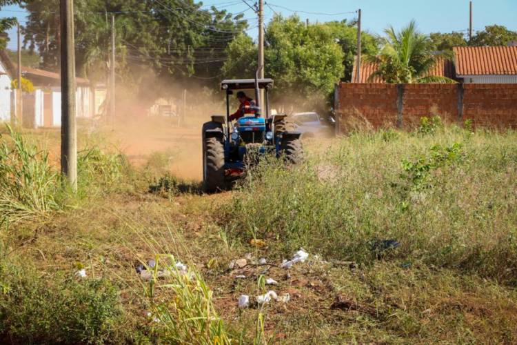 Prefeitura inicia limpeza de terrenos sujos em Três Lagoas