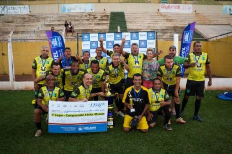 Despachante Três Lagoas/Comercial é o grande campeão do Campeonato Municipal de Futebol Master 45