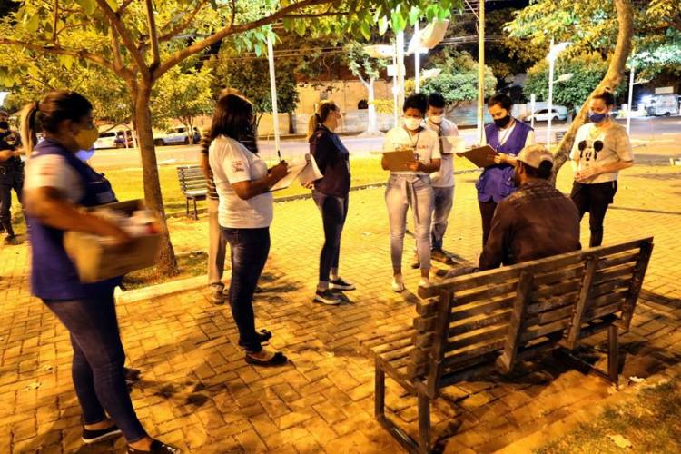 Abordagem social para pessoas em situação de rua