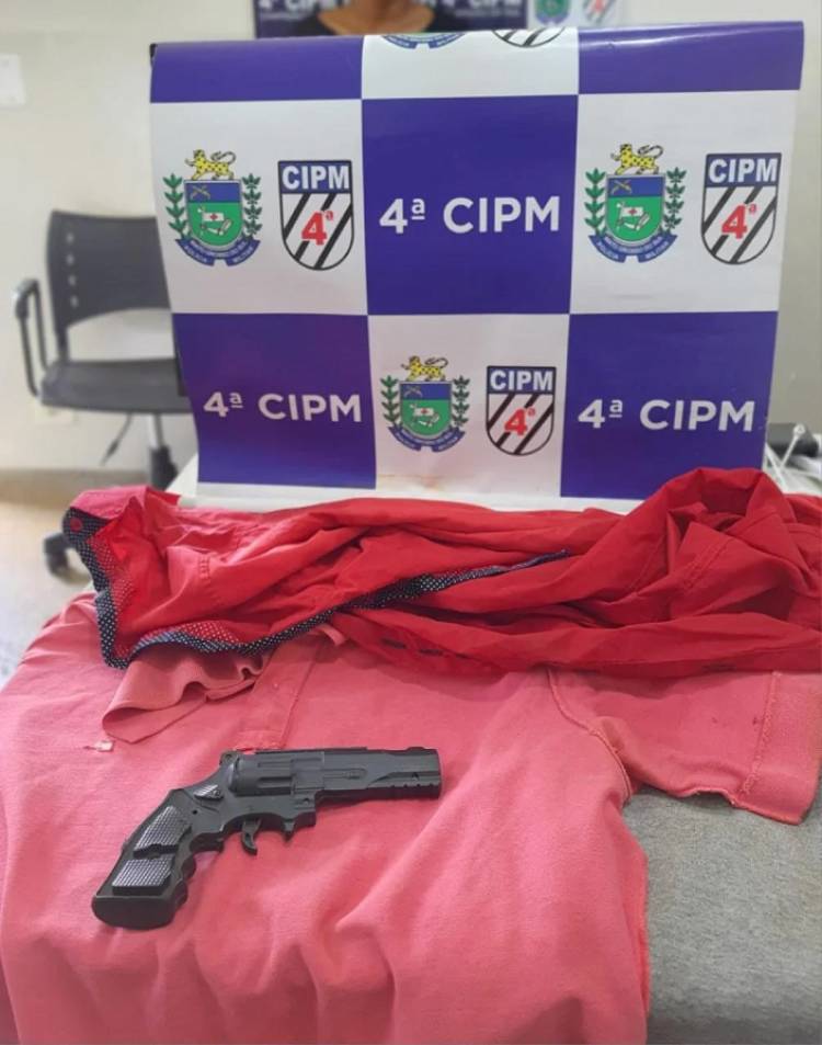 Polícia Militar de Chapadão do Sul prende indivíduo que efetuou os 03 (três) roubos a mão armada recentemente a comércios da cidade