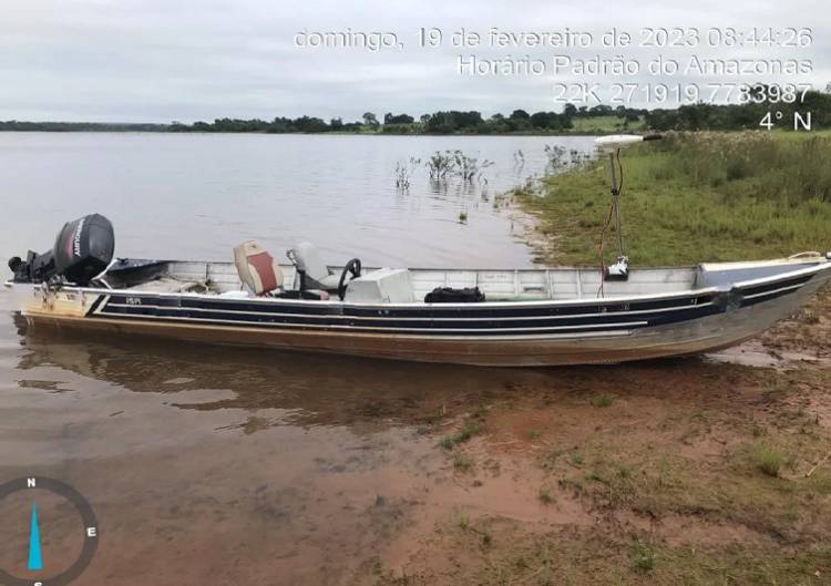 PMA de Três Lagoas autua dois pescadores em R$ 8 mil por pescar durante a piracema e apreende lancha e petrechos de pesca no rio Verde