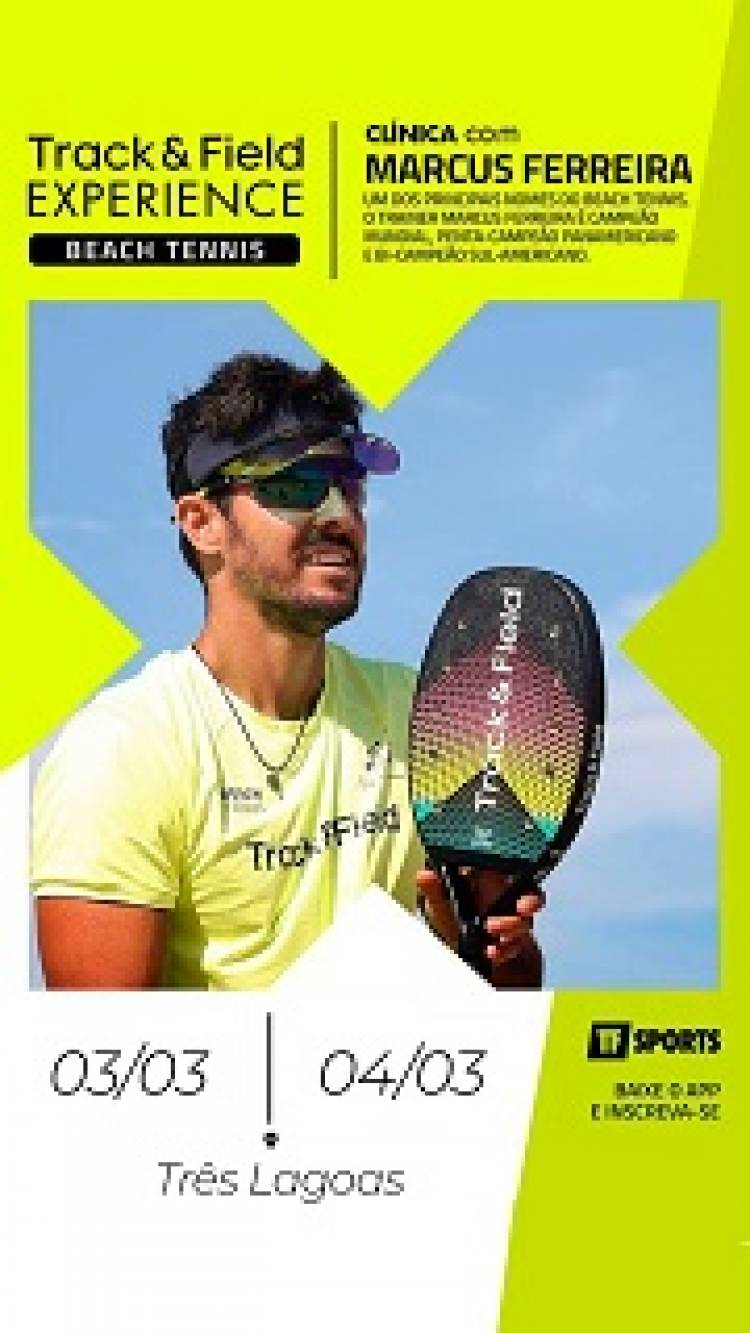 1º Track&Field Experience na Arena Playlounge pagará R$6.000 em premiações e contará com a presença do campeão mundial Marcus Ferreira